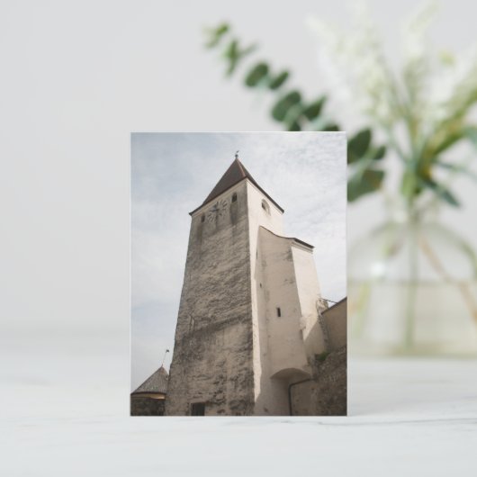 KLEINER HAAGER SCHLOSSTURM UNTER BLAUEM HIMMEL BRIEFKAART (Staand voorkant)