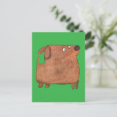 Kleiner Hund Briefkaart (Staand voorkant)