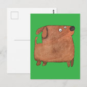 Kleiner Hund Briefkaart (Voorkant / Achterkant)