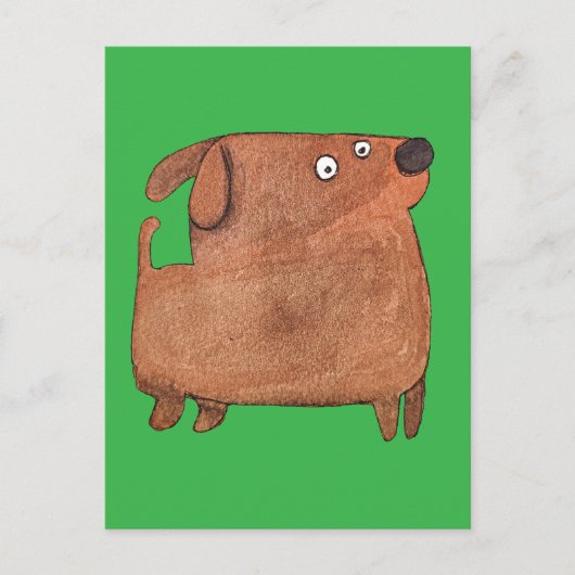 Kleiner Hund Briefkaart (Voorkant)