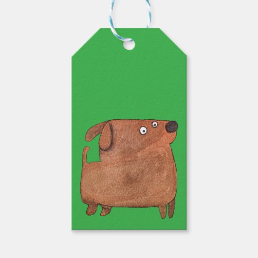 Kleiner Hund Cadeaulabel (Voorkant)