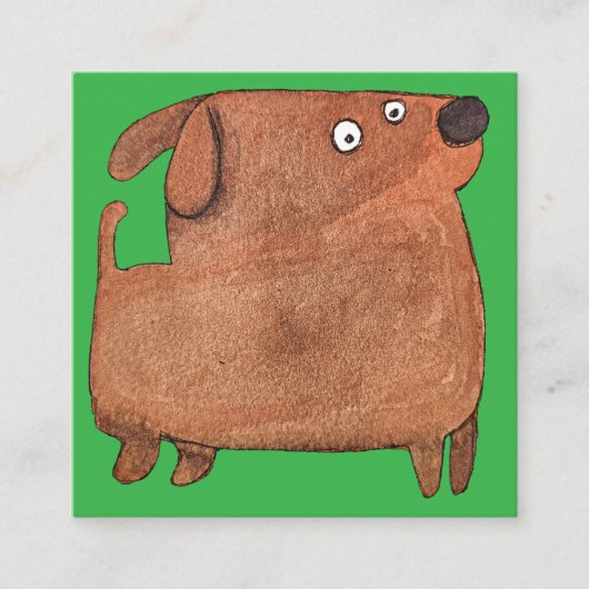 Kleiner Hund Informatiekaartje (Voorkant)