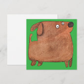 Kleiner Hund Kaart (Voorkant / Achterkant)