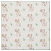 Kleiner Hund mit Schmetterling Stof (Swatch)