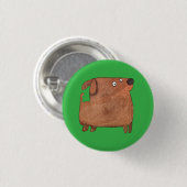 Kleiner Hund Ronde Button 3,2 Cm (Voorkant /achterkant)