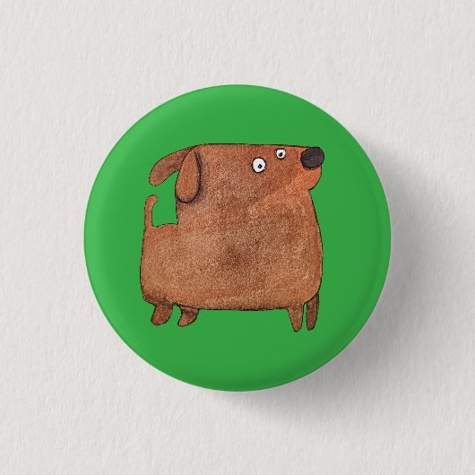 Kleiner Hund Ronde Button 3,2 Cm (Voorkant)