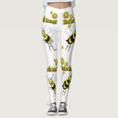 Kleiner je bent de bijen die bijen dansen leggings (Voorkant)