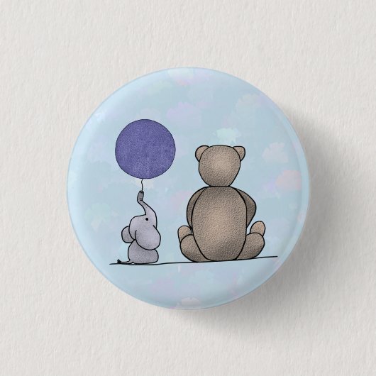 Kleiner kerl Postkarte Schlüsselanhänger Ronde Button 3,2 Cm (Voorkant)