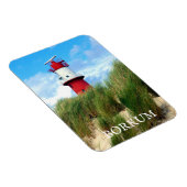 Kleiner Lighthouse, Borkum, East Frisia, Duitsland Magneet (Rechterzijde)