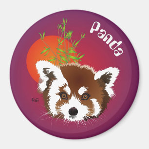 Kleiner Panda (Ailurus fulgens) Magnet