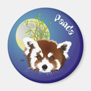 Kleiner Panda (Ailurus fulgens) Magnet