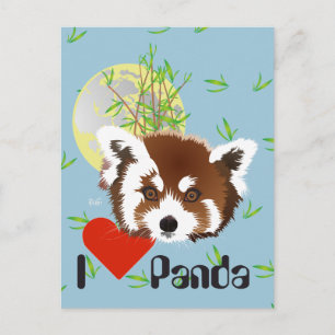 Kleiner Panda (Ailurus fulgens) Postkarte Briefkaart