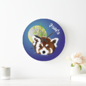 Kleiner Panda, Ailurus fulgens Uhr. Grote Klok (Huis)