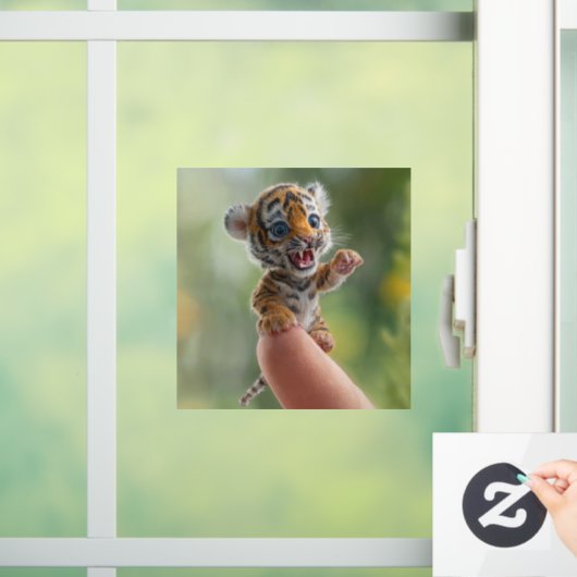 kleiner Tiger Raamsticker (Huis)