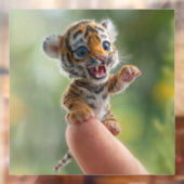 kleiner Tiger Raamsticker (Vel 2)