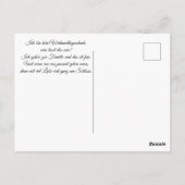 Kleiner Weihnachtshund mahnt a Briefkaart (Achterkant)