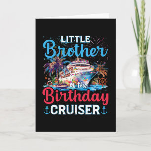 Kleinere Broer Van De Verjaardag Cruiser Funny Cru Kaart