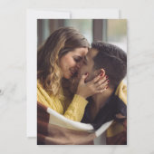 Kleinere bruiloft | Aankondiging dat we de omvang  (Achterkant)