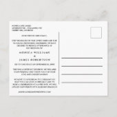 Kleinere bruiloft Wijziging van plannen Eucalyptus Aankondigingskaart (Achterkant)