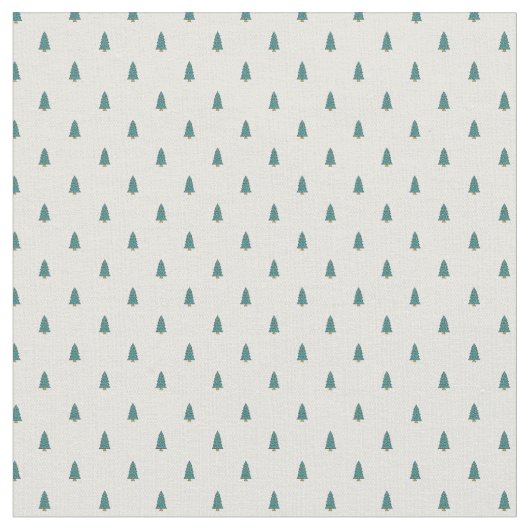 Kleinere kerstbomen op wit stof (Close Up)