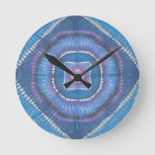 Kleinere lichtbandkleurstof ronde klok (Voorkant)