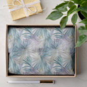 Kleinere Print Pastel Palm Leaf patroon Tissuepapier (Geschenk)