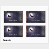 Kleinere Sjabloon van hagel/geitjes Rechthoekige Sticker (Vel)