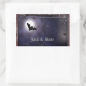 Kleinere Sjabloon van hagel/geitjes Rechthoekige Sticker (Tas)