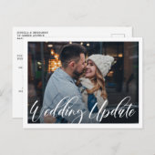 Kleinere Trouwdag | Trouw Update Aankondiging (Voorkant / Achterkant)