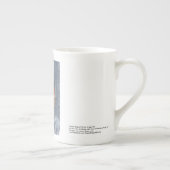 Kleinere uil met grijze achtergrond mok (Rechts)