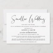 Kleinere verkleining van het huwelijk: verbouwing  aankondiging (Voorkant)