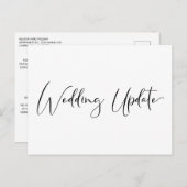 Kleinere Verminderde Update van het Weddenschap Aankondigingskaart (Voorkant / Achterkant)