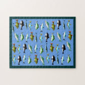 Kleinere vispuzzel legpuzzel (Horizontaal)