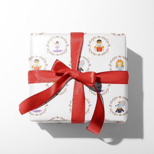 Kleinere voedingskraaktekens cadeaupapier