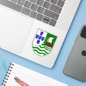 Kleinere wapen van Kaapverdië (1935-1975) Sticker (Laptop met iPhone)