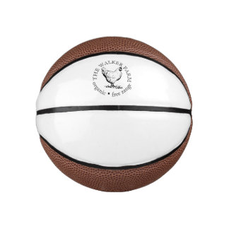Kleines boerderijbedrijf Promotionele Logo Basketbal