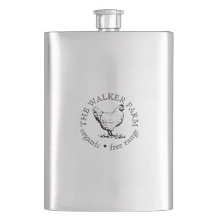 Kleines boerderijbedrijf Promotionele Logo Flacon