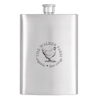 Kleines boerderijbedrijf Promotionele Logo Flacon