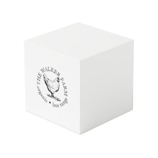 Kleines boerderijbedrijf Promotionele Logo Kubus
