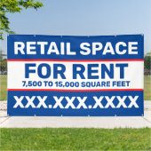 Kleinhandelsruimte aanpassen voor de uitsparing va spandoek (Buitenkant)