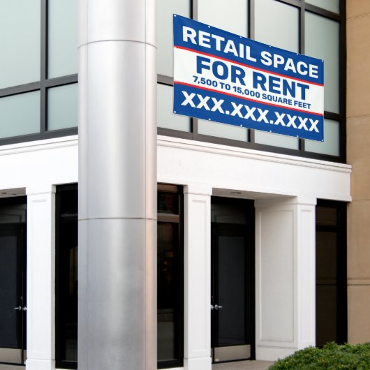 Kleinhandelsruimte aanpassen voor de uitsparing va spandoek (Buitenkant Gebouw)