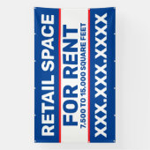 Kleinhandelsruimte aanpassen voor de uitsparing va spandoek (Verticaal)