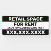 Kleinhandelsruimte aanpassen voor de uitsparing va spandoek (Horizontaal)