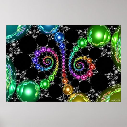 Kleinian Double 1/15 Cusp Group Poster (Voorkant)