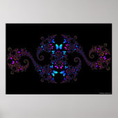 Kleinian Quasifuchsian Limit Set Poster (Voorkant)