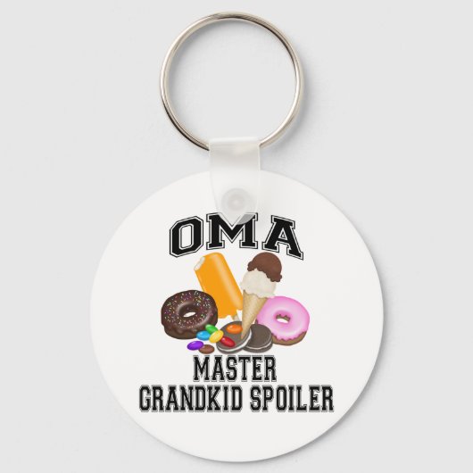 Kleinkind Bederf Oma Sleutelhanger (Voorkant)