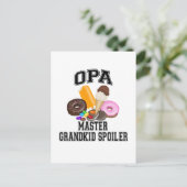 Kleinkind Bederver Opa Briefkaart (Staand voorkant)