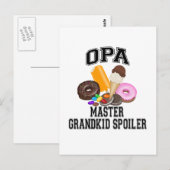 Kleinkind Bederver Opa Briefkaart (Voorkant / Achterkant)