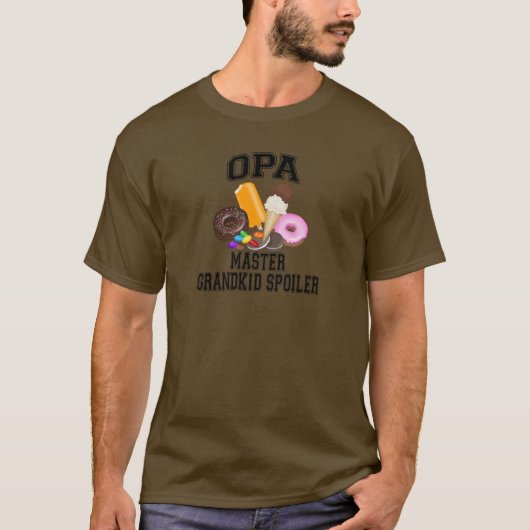 Kleinkind Bederver Opa T-shirt (Voorkant)