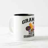 Kleinkind Bederver Opa Tweekleurige Koffiemok (Voorkant links)